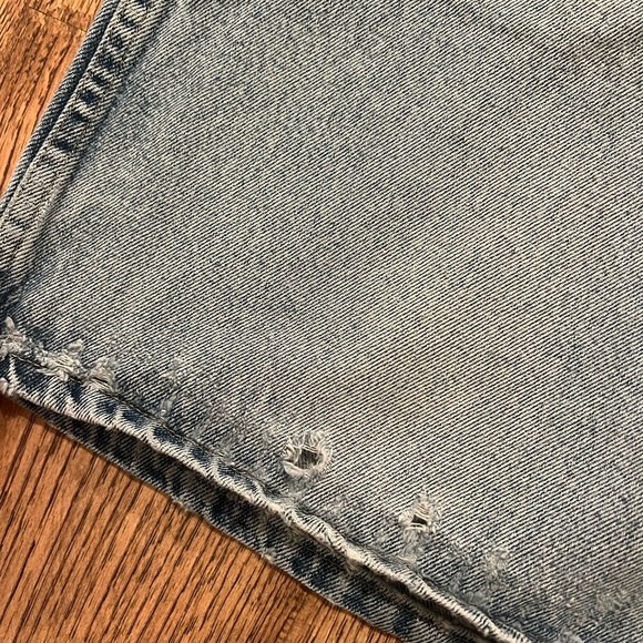 Men’s distressed wrangler denim short 90s 36 - Picture 3 of 9